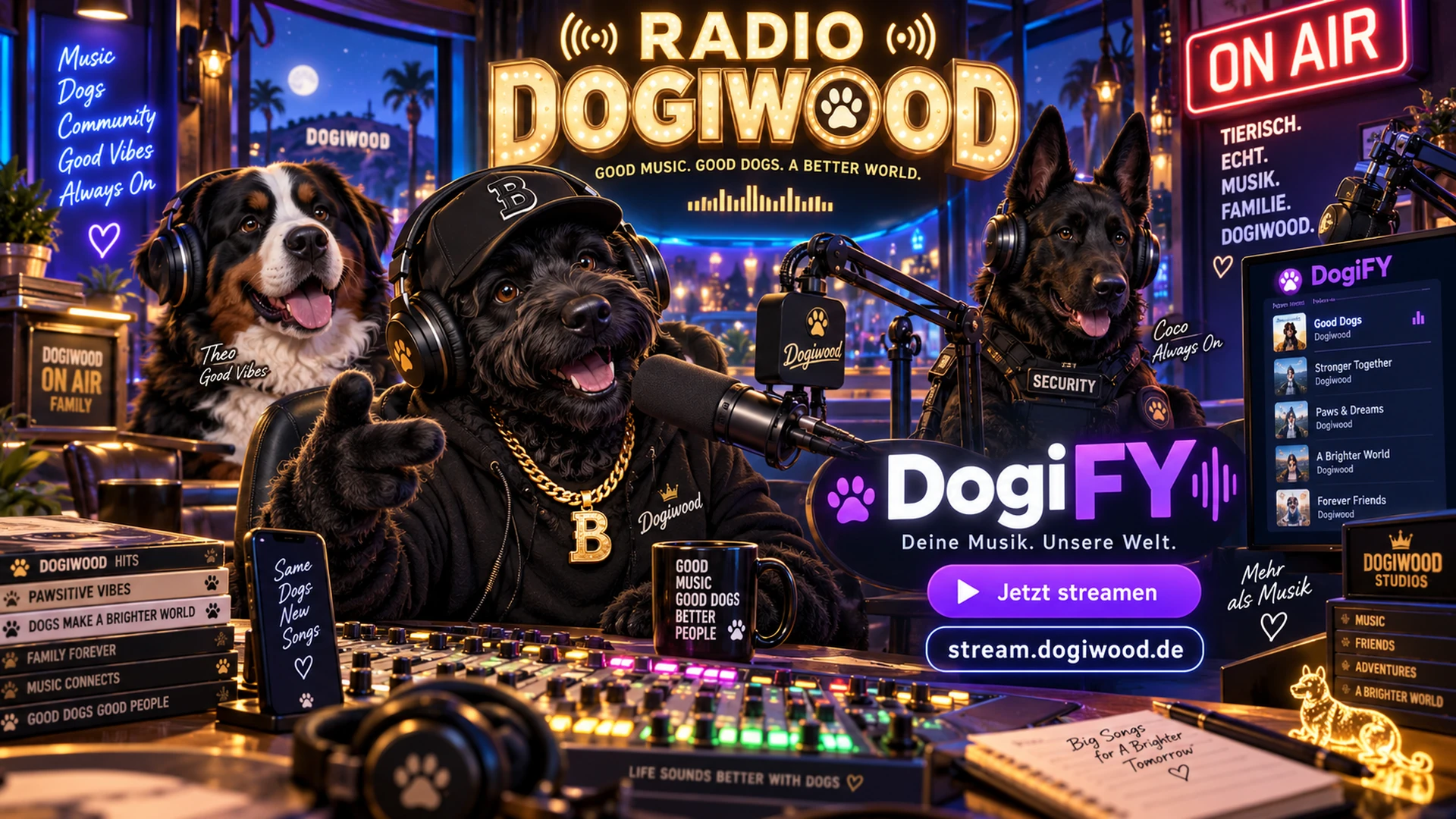 Radio Dogiwood und DogiFY